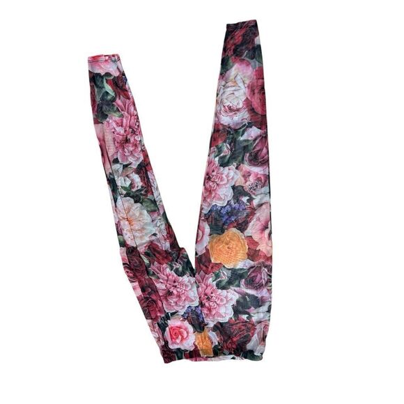 Fashion Nova Blame It On The Rose Legging Red/Combo Set 1X Bell Sleeve Bodysuit - Picture 10 of 11